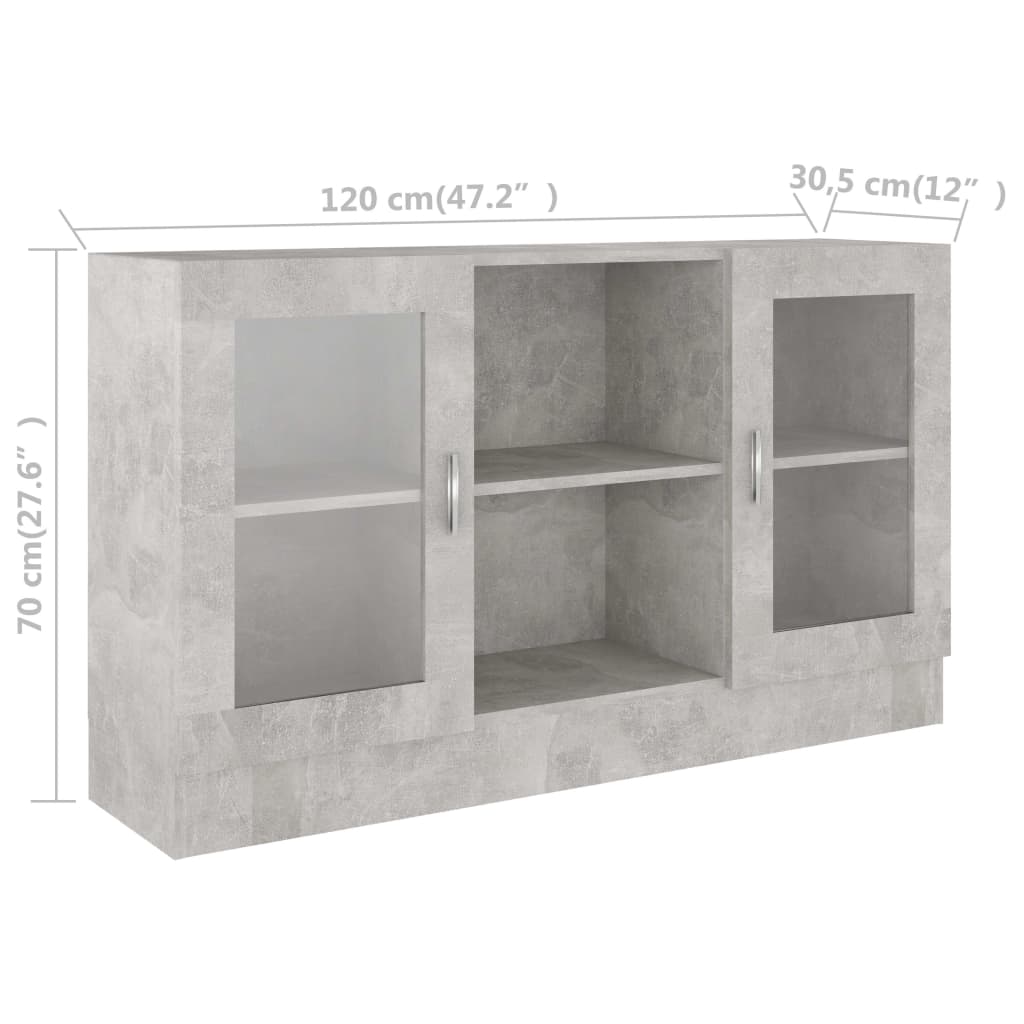 Dressoir 120x30,5x70 cm bewerkt hout