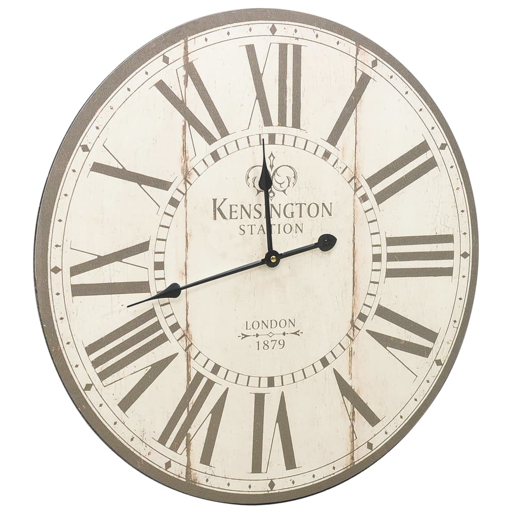 Horloge murale style vintage 30 cm multicolore