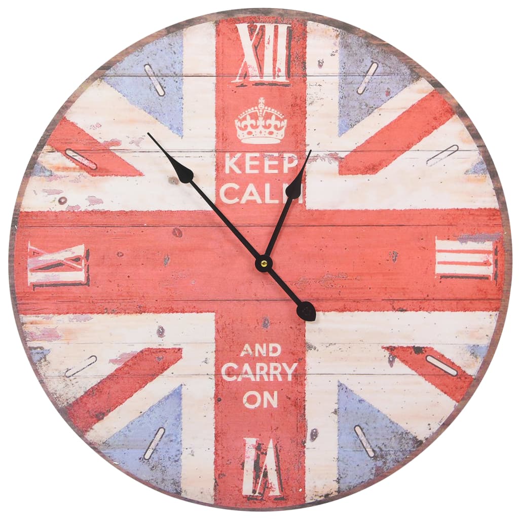 Horloge murale style vintage 30 cm