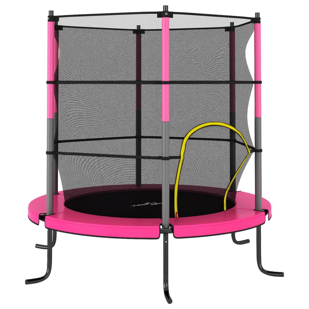 Trampoline met veiligheidsnet rond 140x160 cm