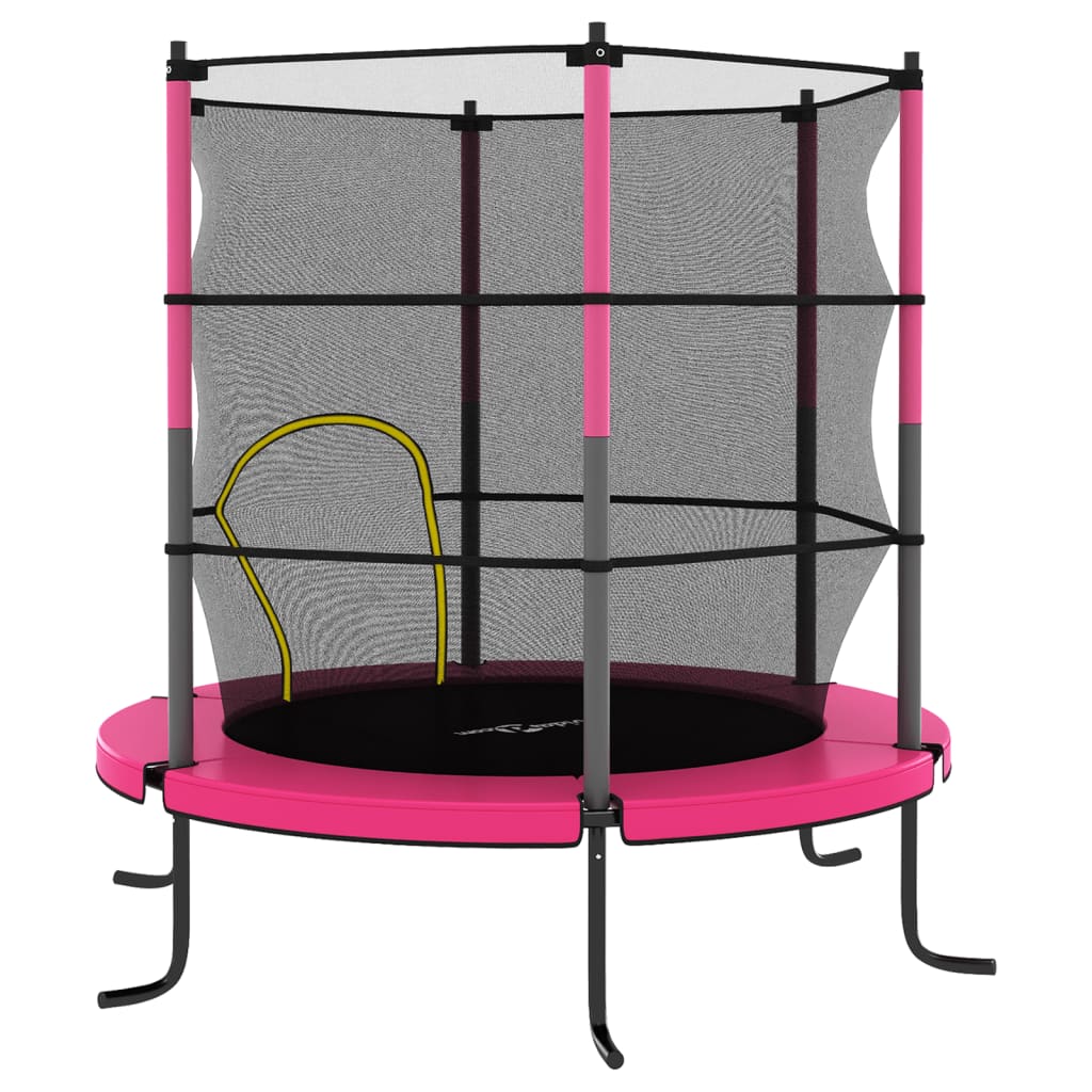 Trampoline met veiligheidsnet rond 140x160 cm