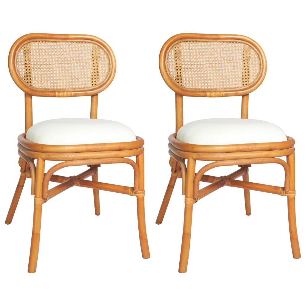 Chaises de salle à manger 2 pcs lin