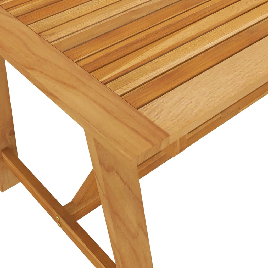 Table de jardin 206x100x74 cm en bois d'acacia massif