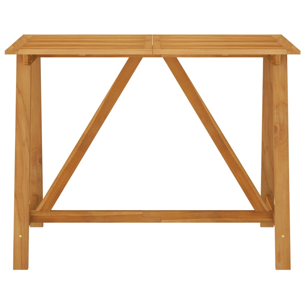 Table de bar de jardin 140x70x104 cm en bois d'acacia massif