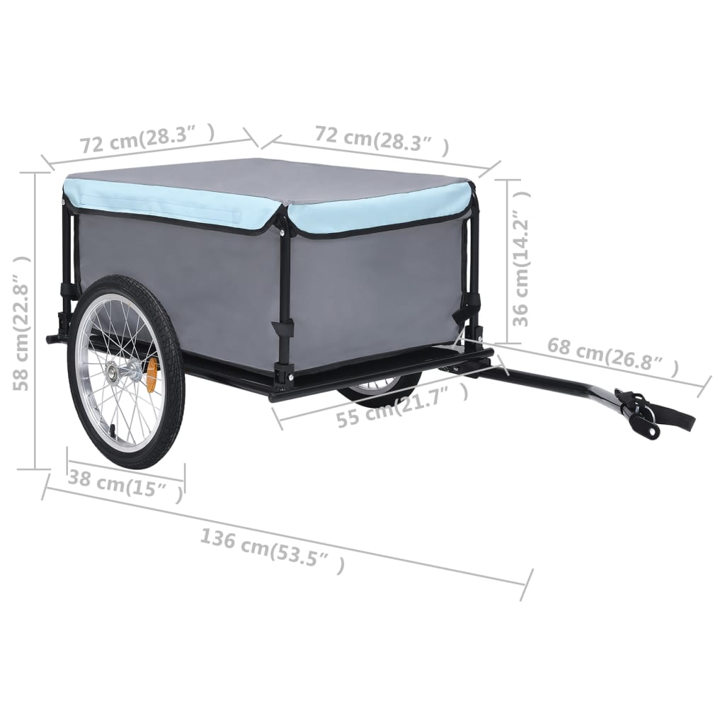 Fietstrailer 65 kg