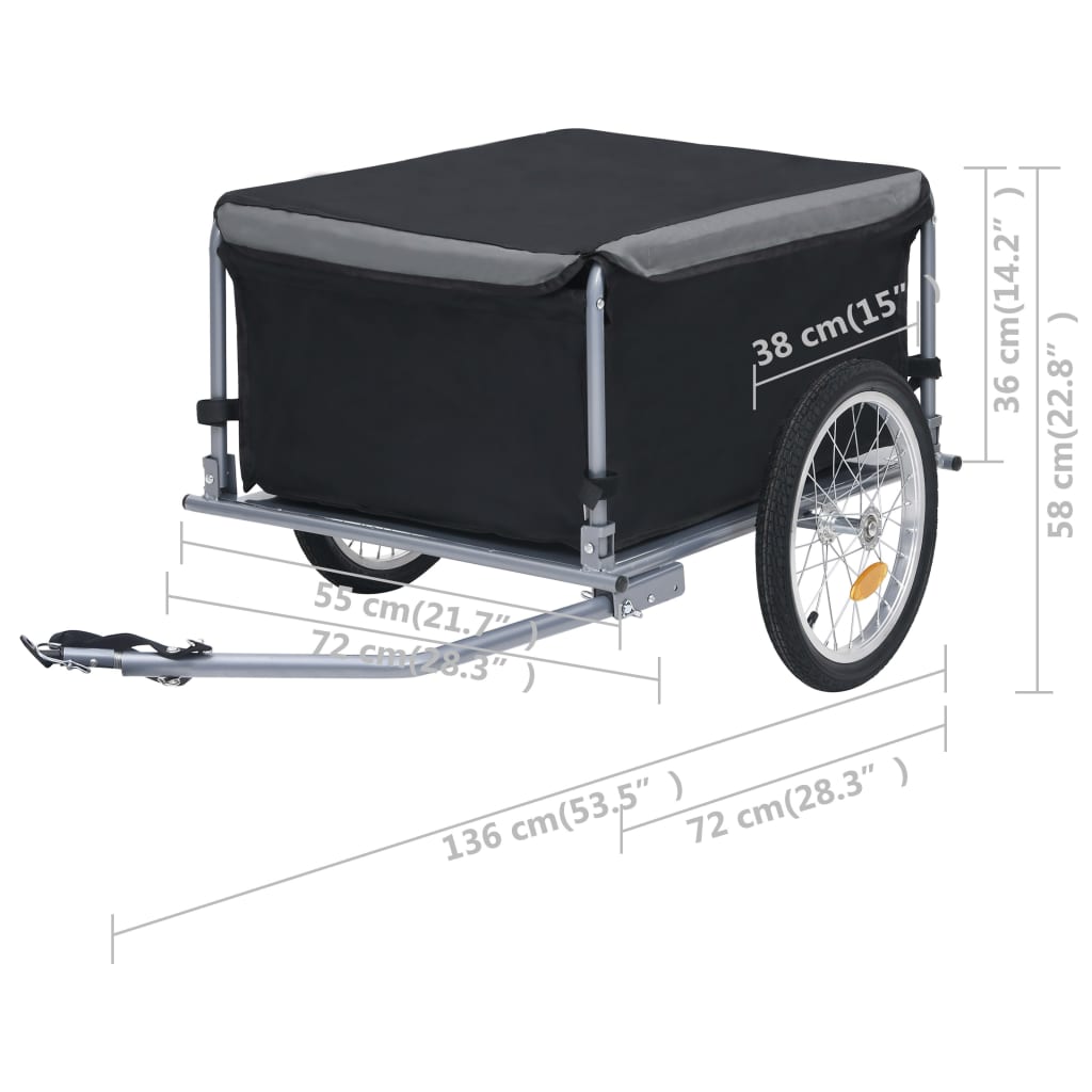 Fietstrailer 65 kg