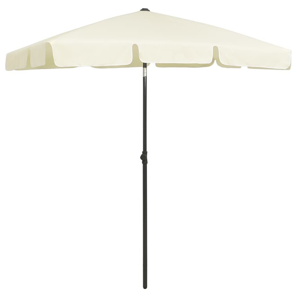 Strandparasol 200x125 cm