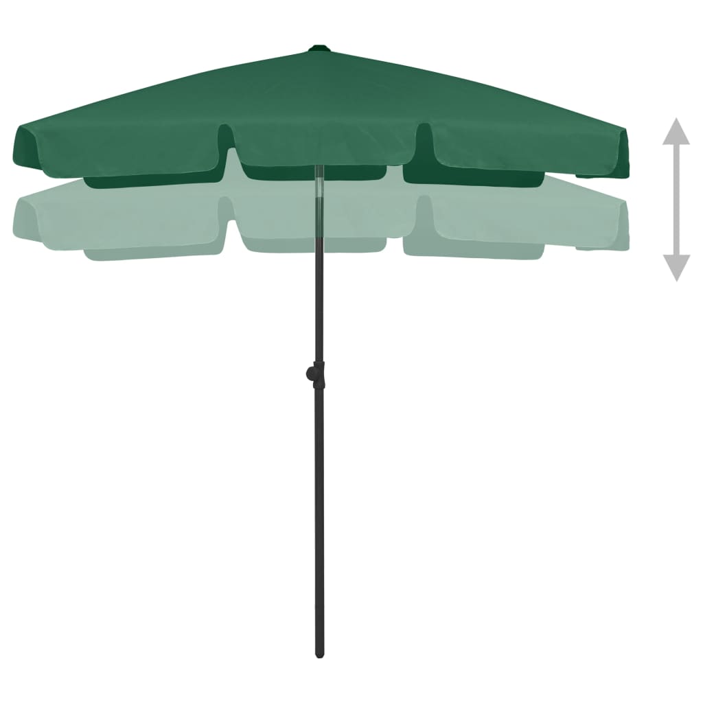 Strandparasol 200x125 cm