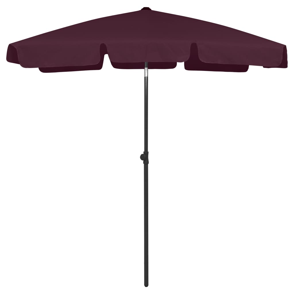 Strandparasol 200x125 cm