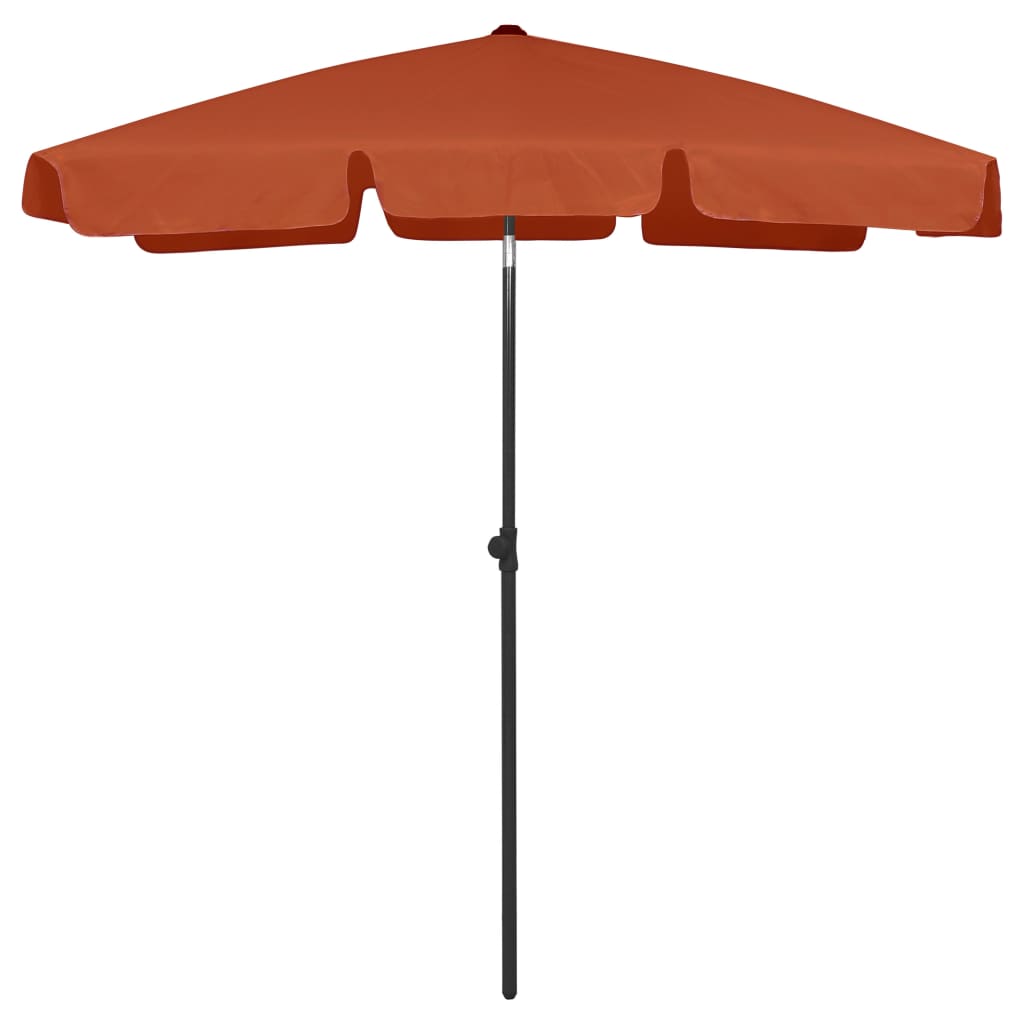 Strandparasol 200x125 cm