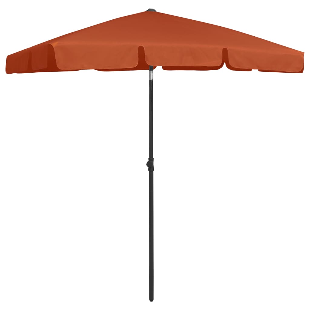 Strandparasol 200x125 cm