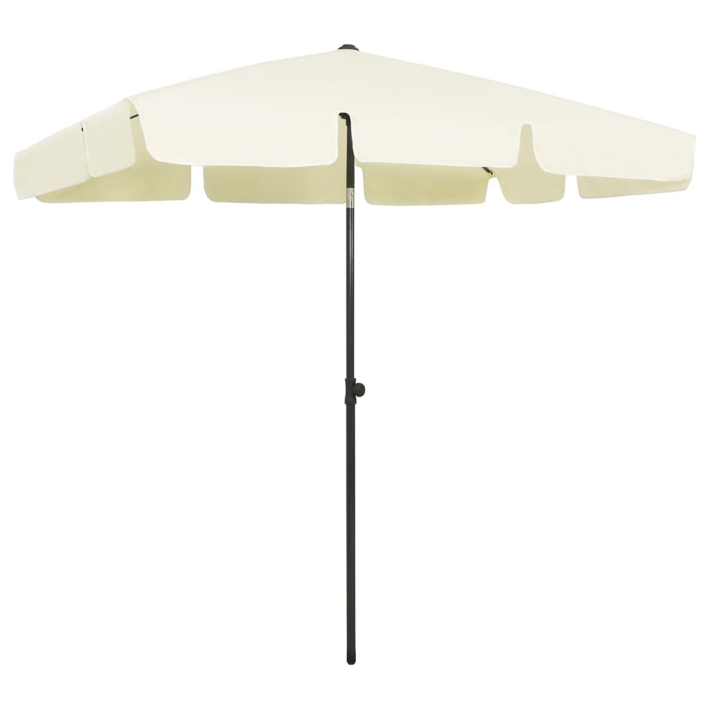 Strandparasol 200x125 cm