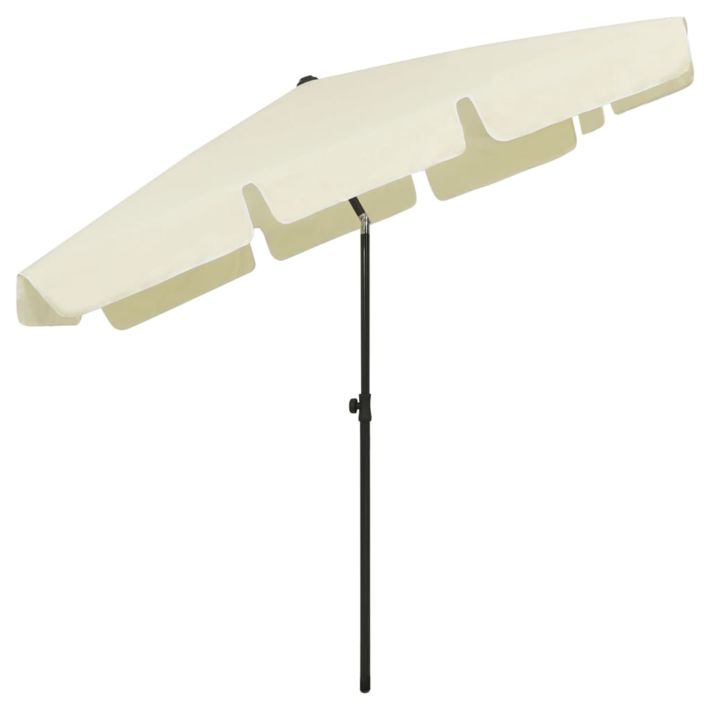 Strandparasol 200x125 cm