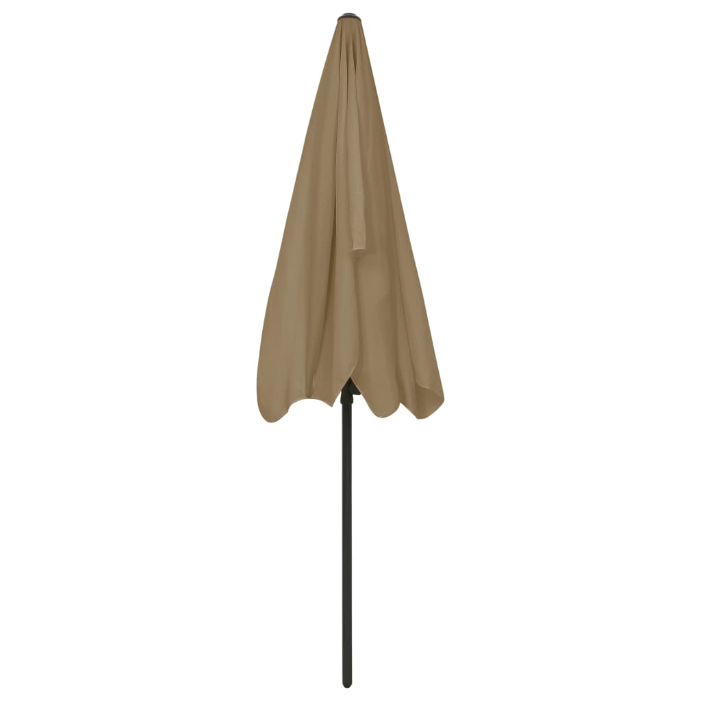 Strandparasol 200x125 cm