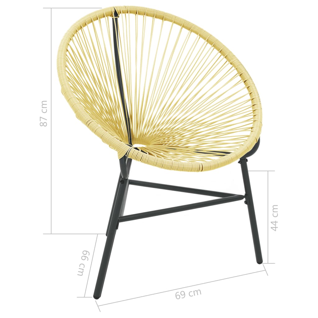 Tuinstoel Acapulco poly rattan