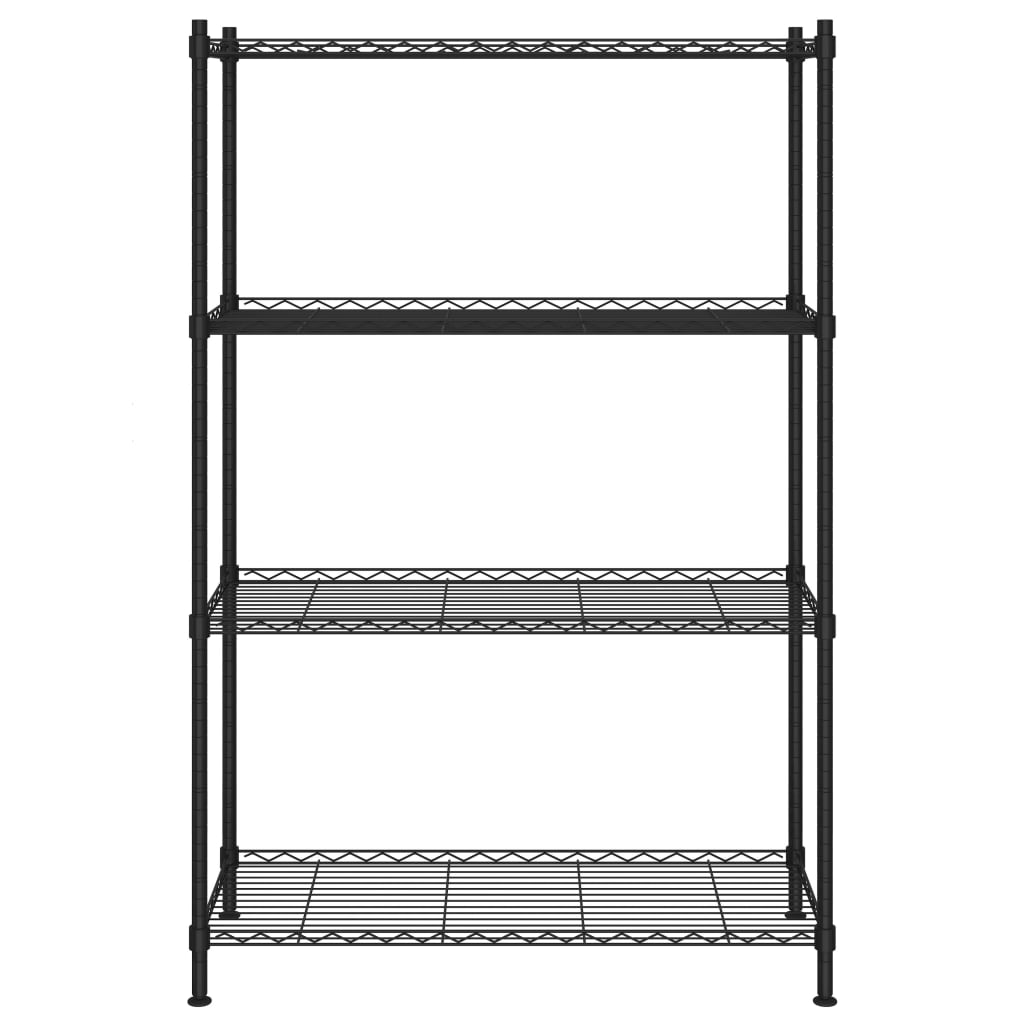 Opbergrek 5-laags 250 kg 90x35x180 cm chroomkleurig