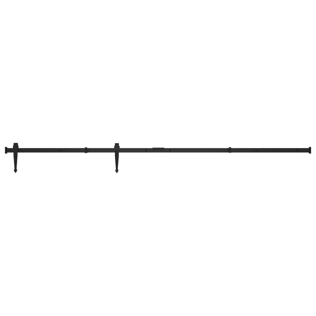 Ophangset voor minischuifdeur 200 cm koolstofstaal