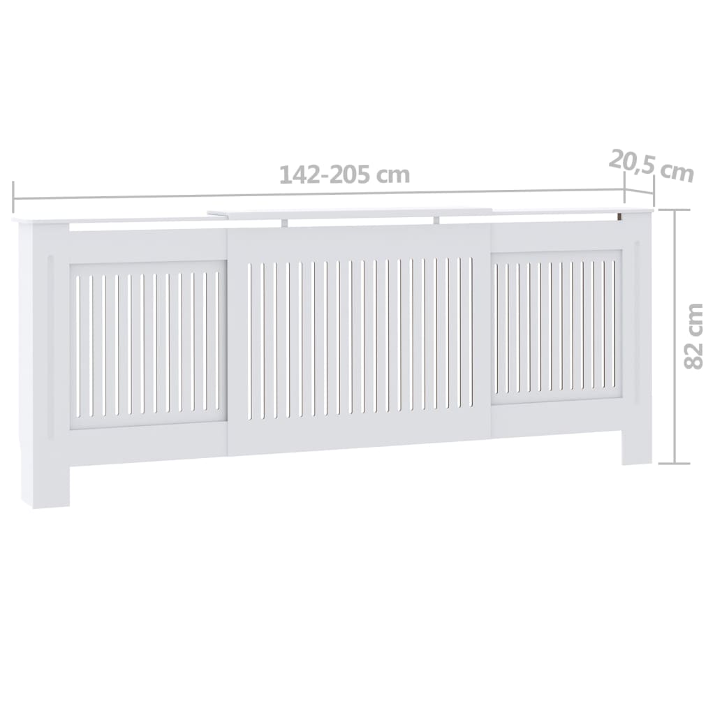 Radiatorombouw 172x19x81 cm MDF