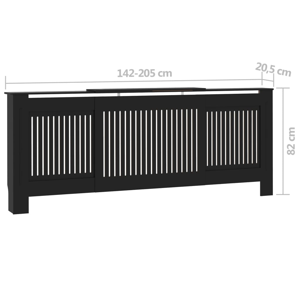 Radiatorombouw 172x19x81 cm MDF