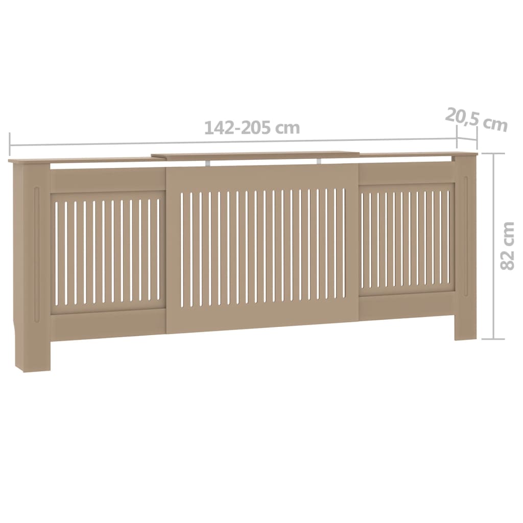 Radiatorombouw 172x19x81 cm MDF