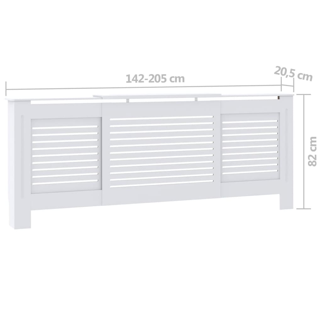 Radiatorombouw 172x19x81,5 cm MDF