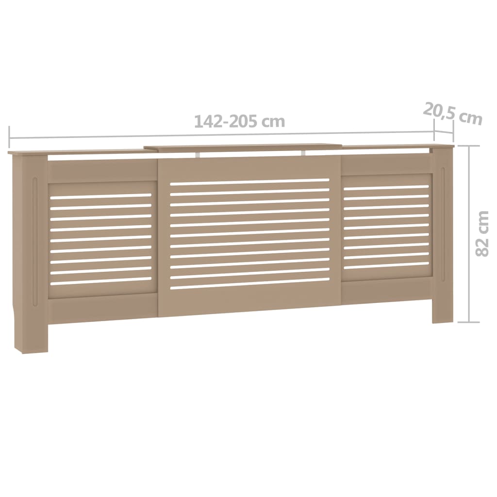 Radiatorombouw 172x19x81,5 cm MDF