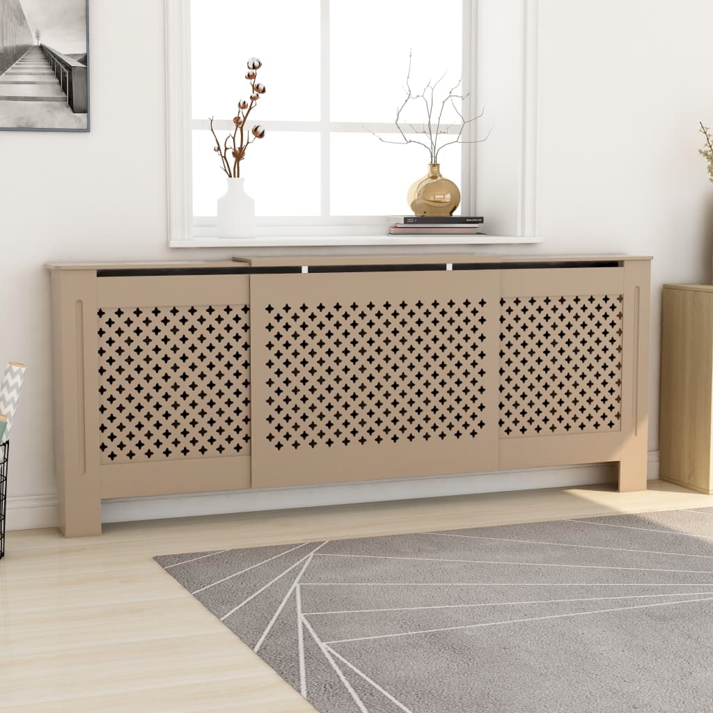 Radiatorombouw 205 cm MDF grijs