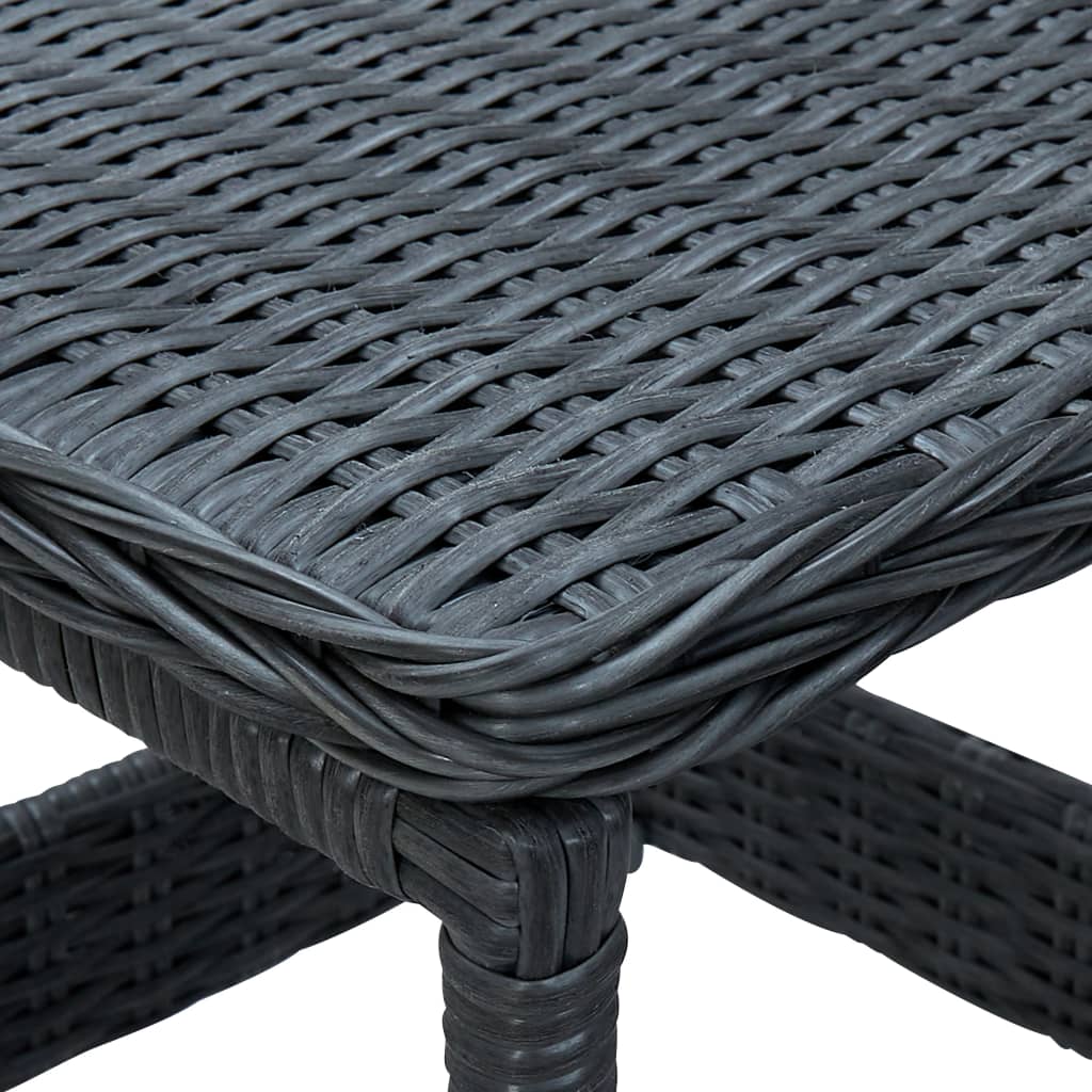 Tuintafel 45x45x46,5 cm poly rattan