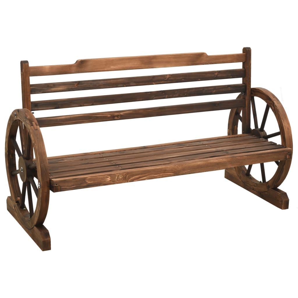 Banc de jardin 112 cm en bois de pin massif