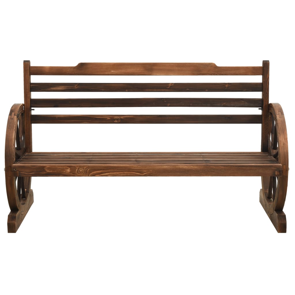 Banc de jardin 112 cm en bois de pin massif