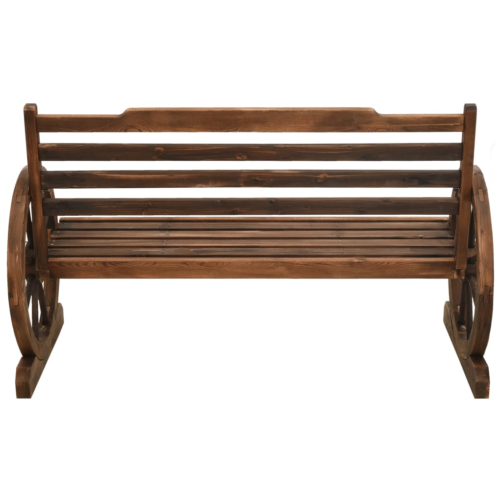 Banc de jardin 112 cm en bois de pin massif