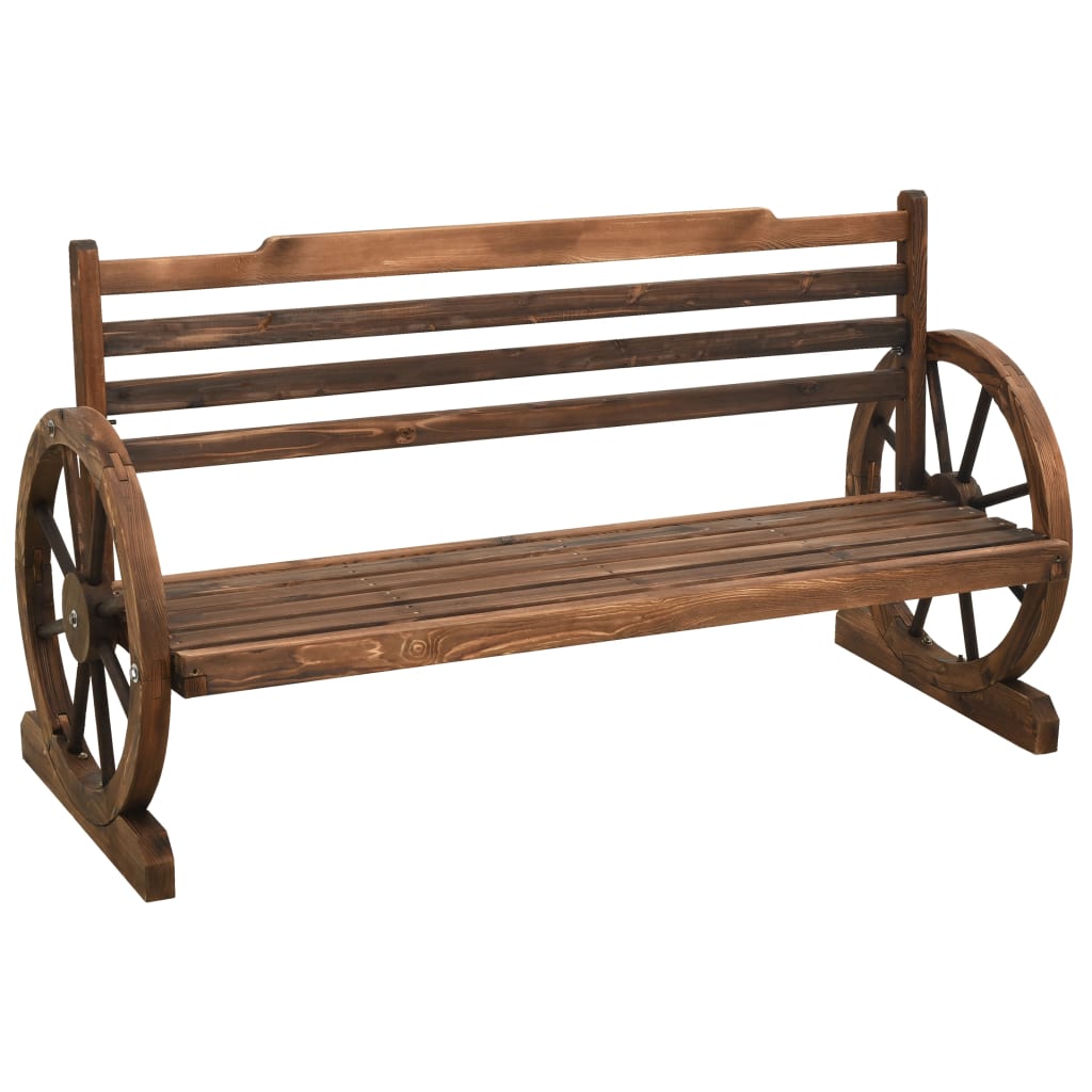 Banc de jardin 112 cm en bois de pin massif