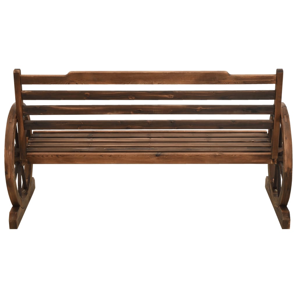 Banc de jardin 112 cm en bois de pin massif