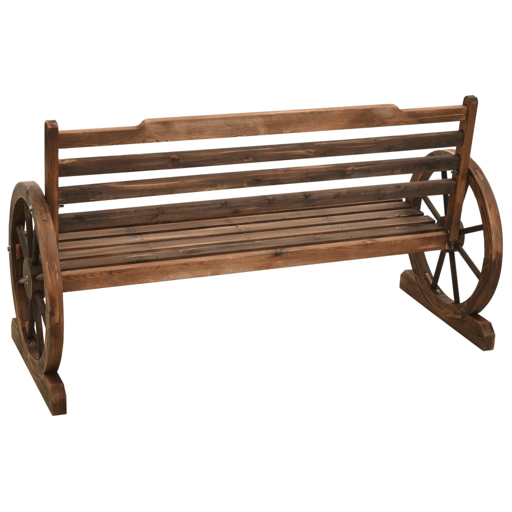 Banc de jardin 112 cm en bois de pin massif