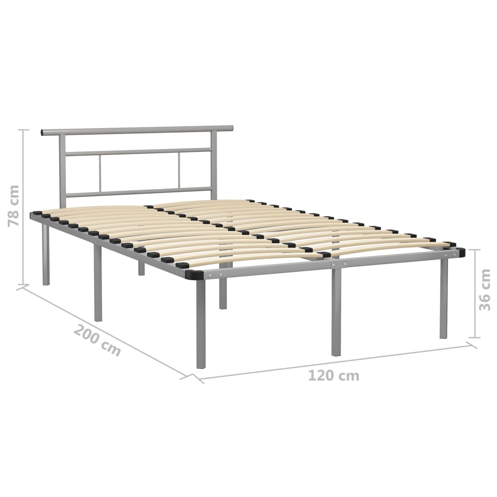 Bedframe metaal 90x200 cm