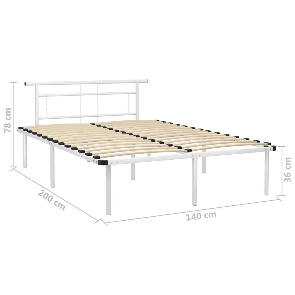 Bedframe metaal 90x200 cm