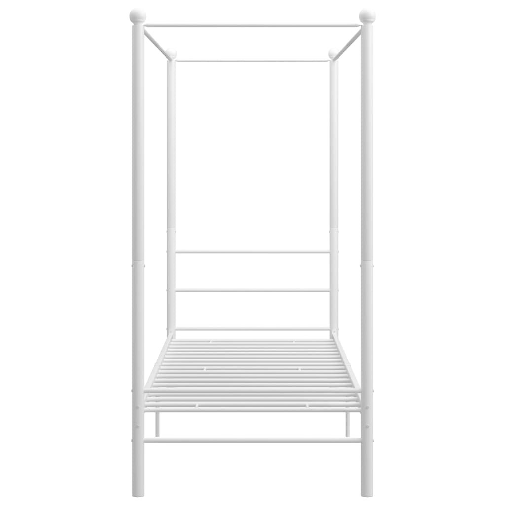 Hemelbedframe metaal 100x200 cm