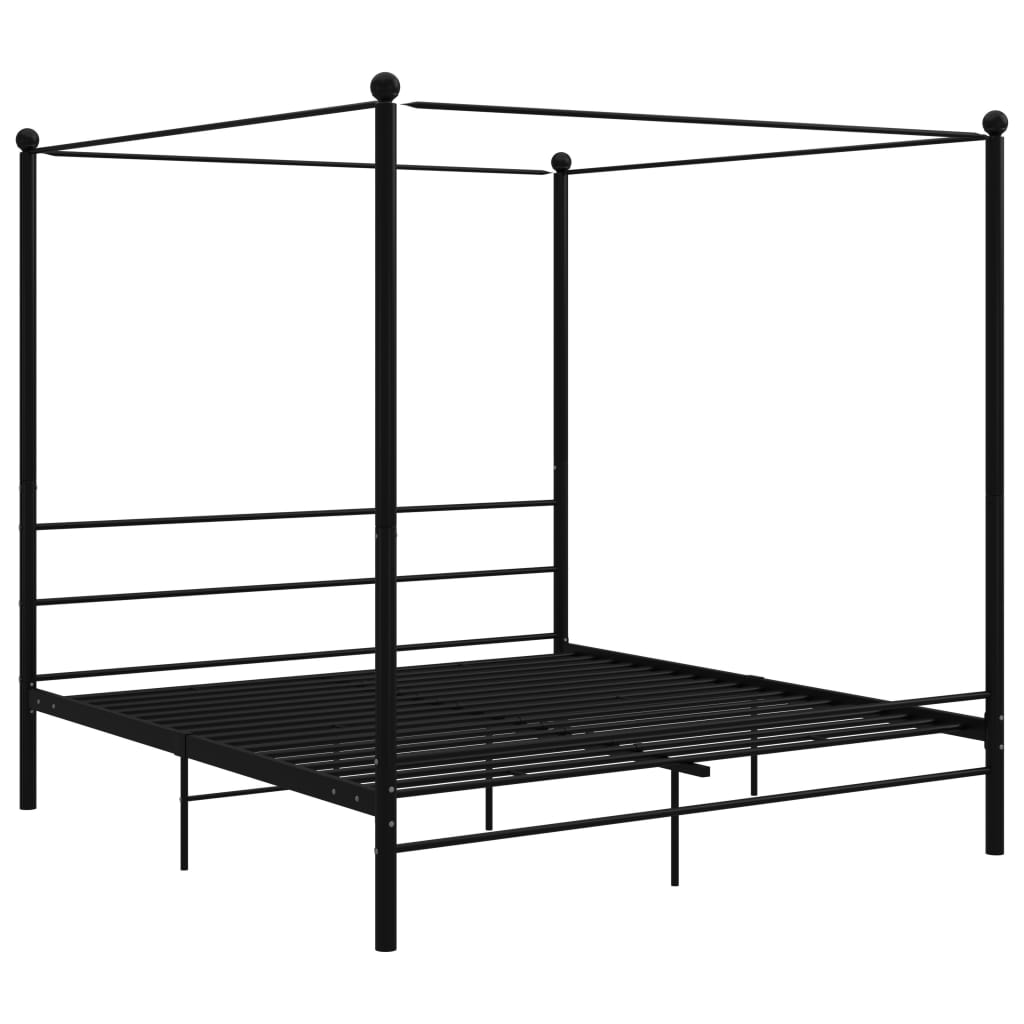 Hemelbedframe metaal 140x200 cm