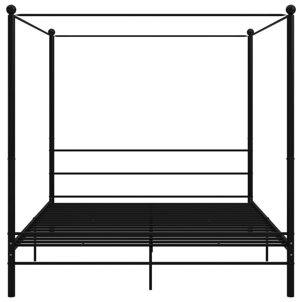 Hemelbedframe metaal 140x200 cm