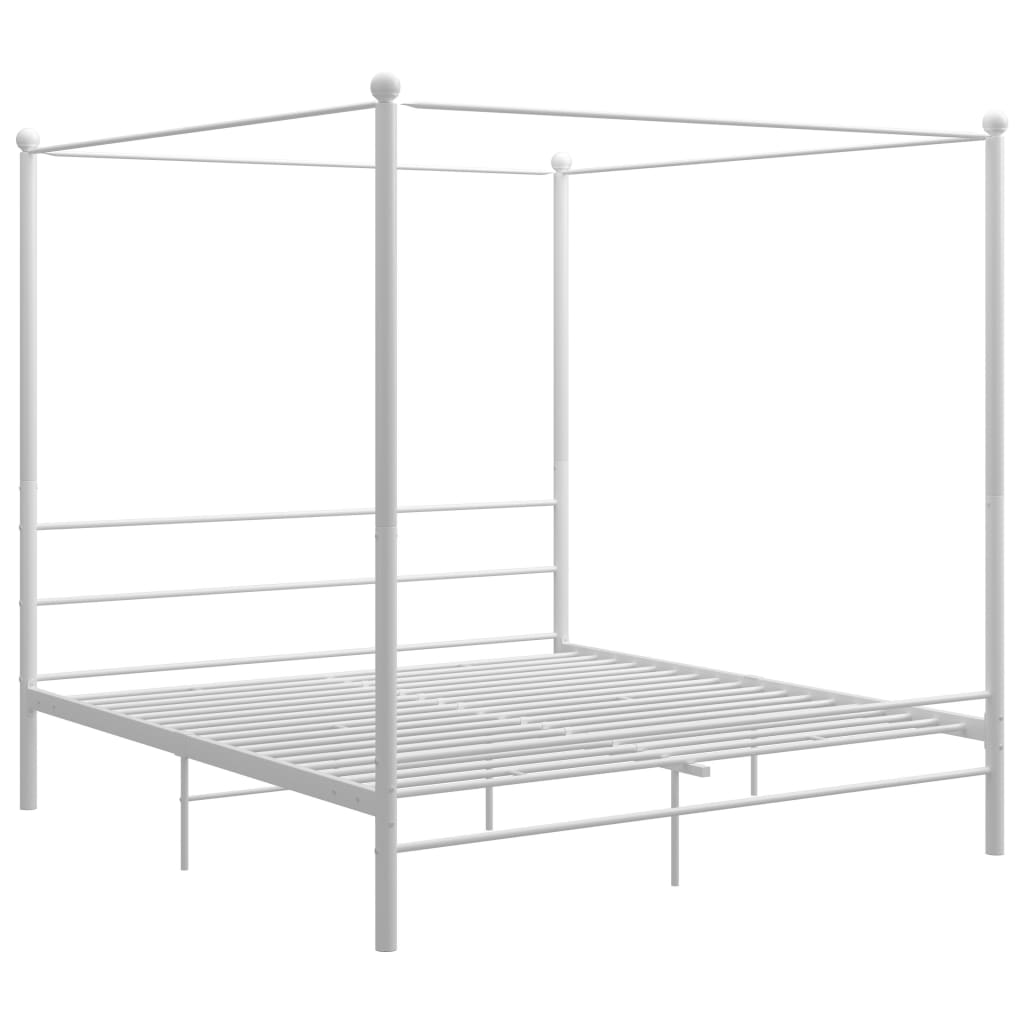 Hemelbedframe metaal 140x200 cm