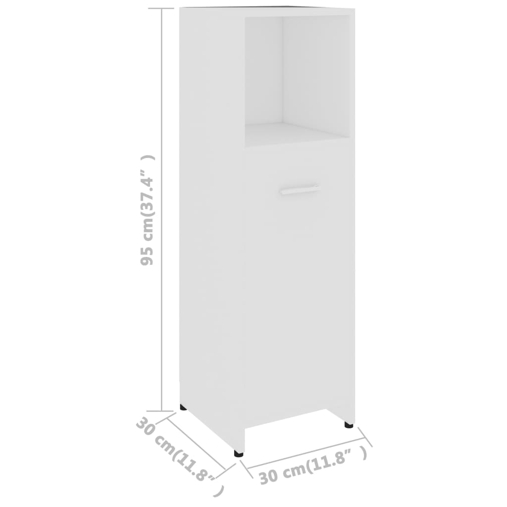 Ensemble de meubles de salle de bain 4 pièces en bois