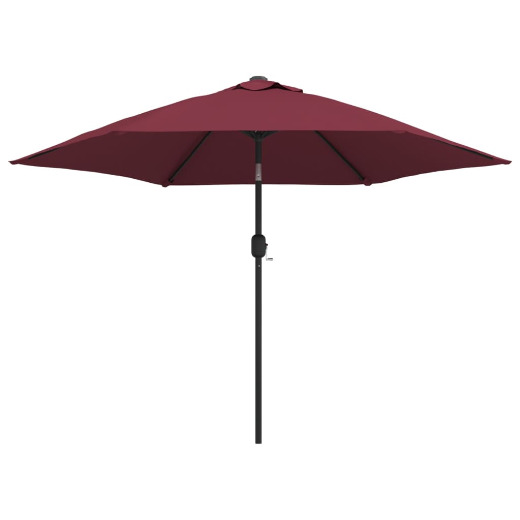 Parasol met metalen paal 300 cm blauw