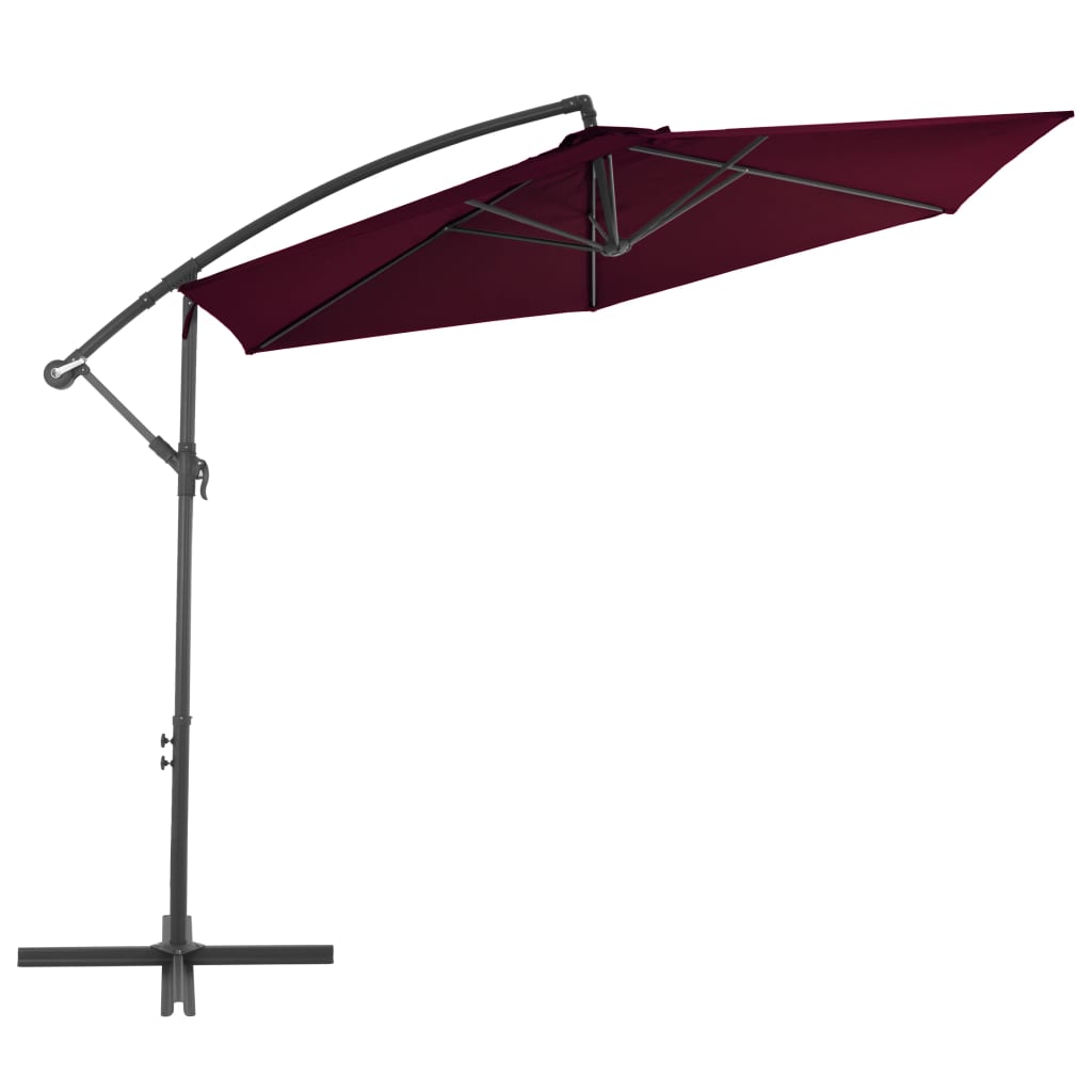 Zweefparasol met aluminium paal 300 cm