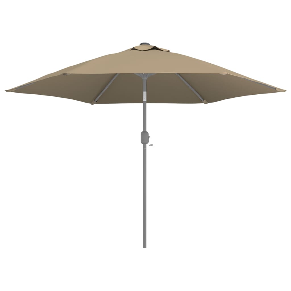 Vervangingsdoek voor parasol 300 cm antracietkleurig