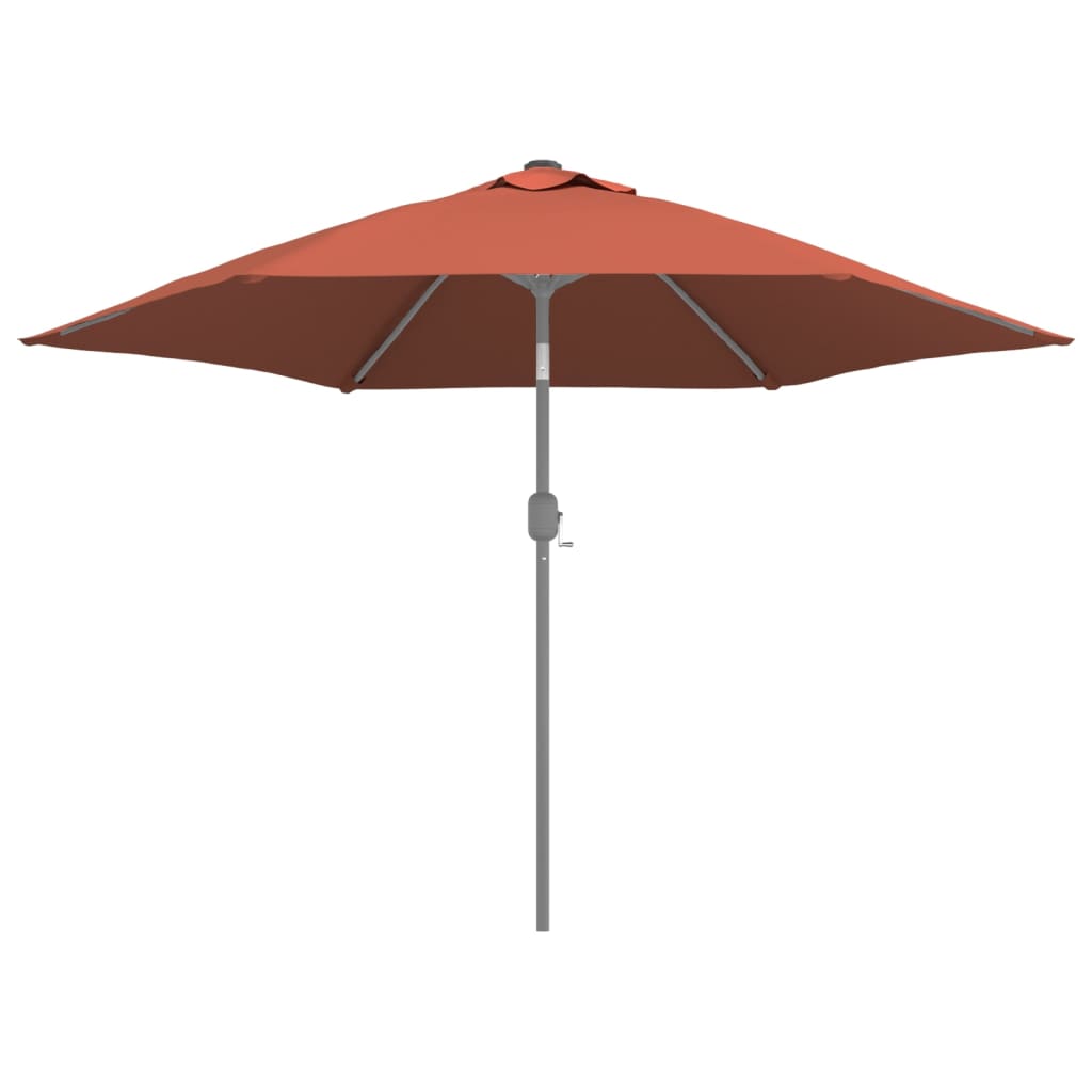 Vervangingsdoek voor parasol 300 cm antracietkleurig