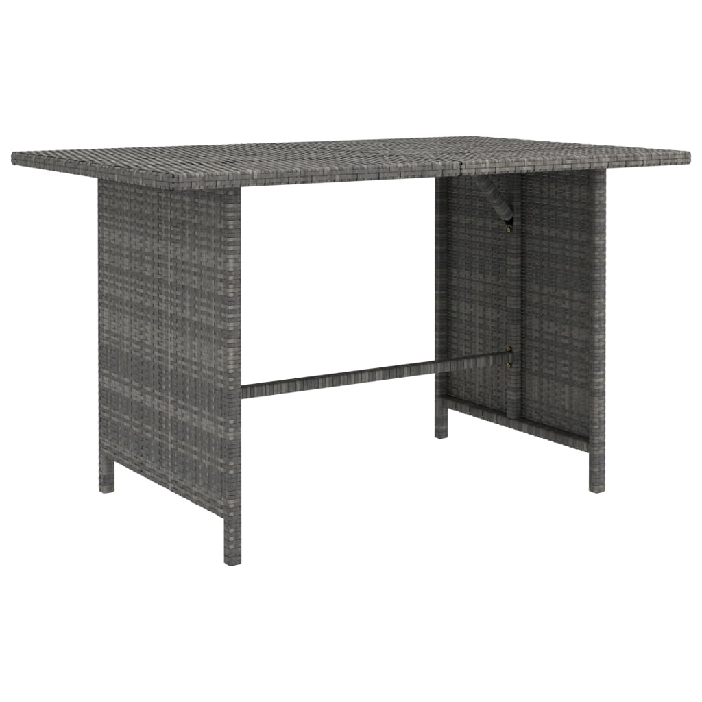 Tuintafel 110x70x65 cm poly rattan