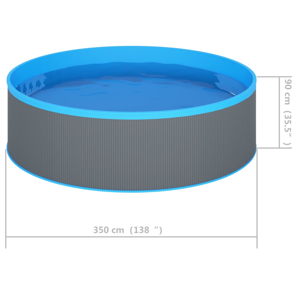 Piscine à éclaboussures 350x90 cm