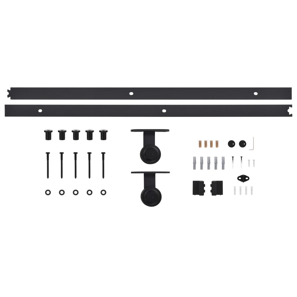 Schuifdeur met beslag 80x210 cm massief grenenhout