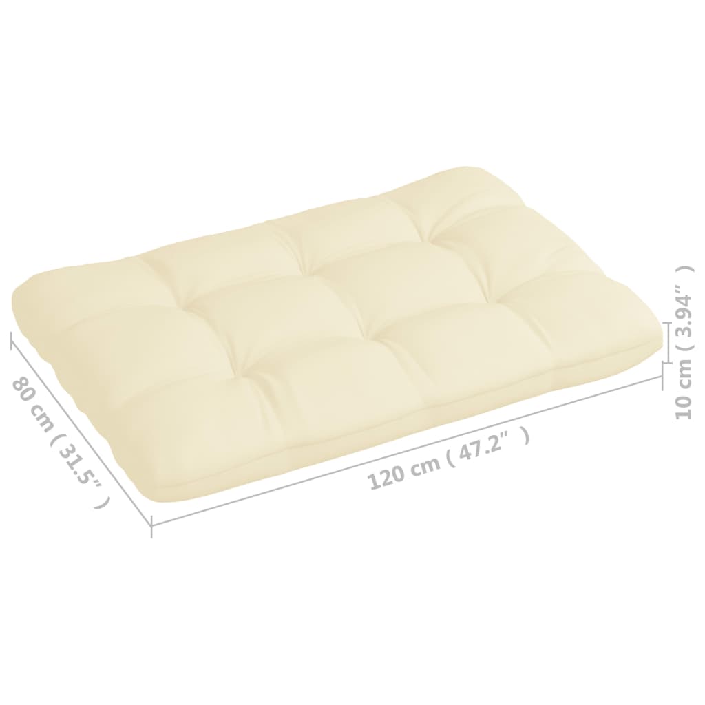 Coussins de canapé palette 7 pcs