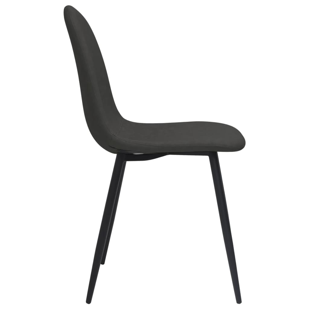 Eetkamerstoelen 2 st 45x53,5x83 cm kunstleer